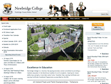 Tablet Screenshot of newbridge-college.ie